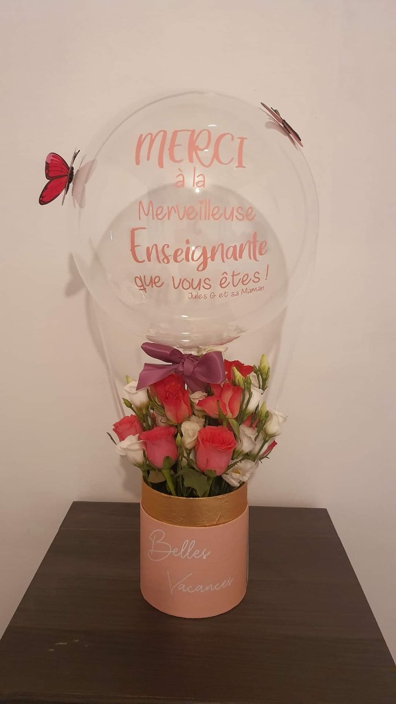 Bouquet de ballon pour la fin d'année
Idéal pour remercier quelqu'un 
Pour une naissance en cadeau
A un anniversaire, fête des grands mères ect...