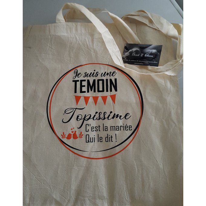 Tite bag personnalisé temoin topissime