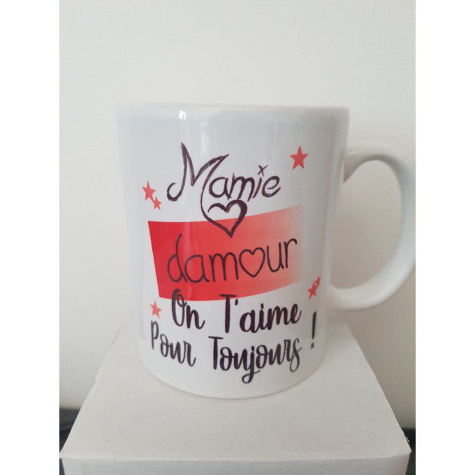 Mug personnalisé mamie damour