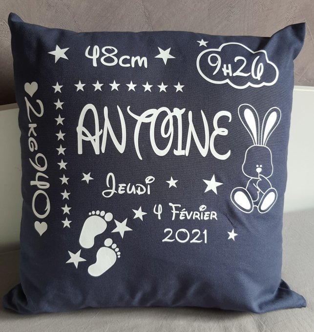 Coussin personnalisé