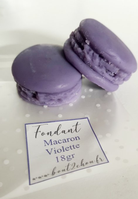 Fondant macaron parfumé