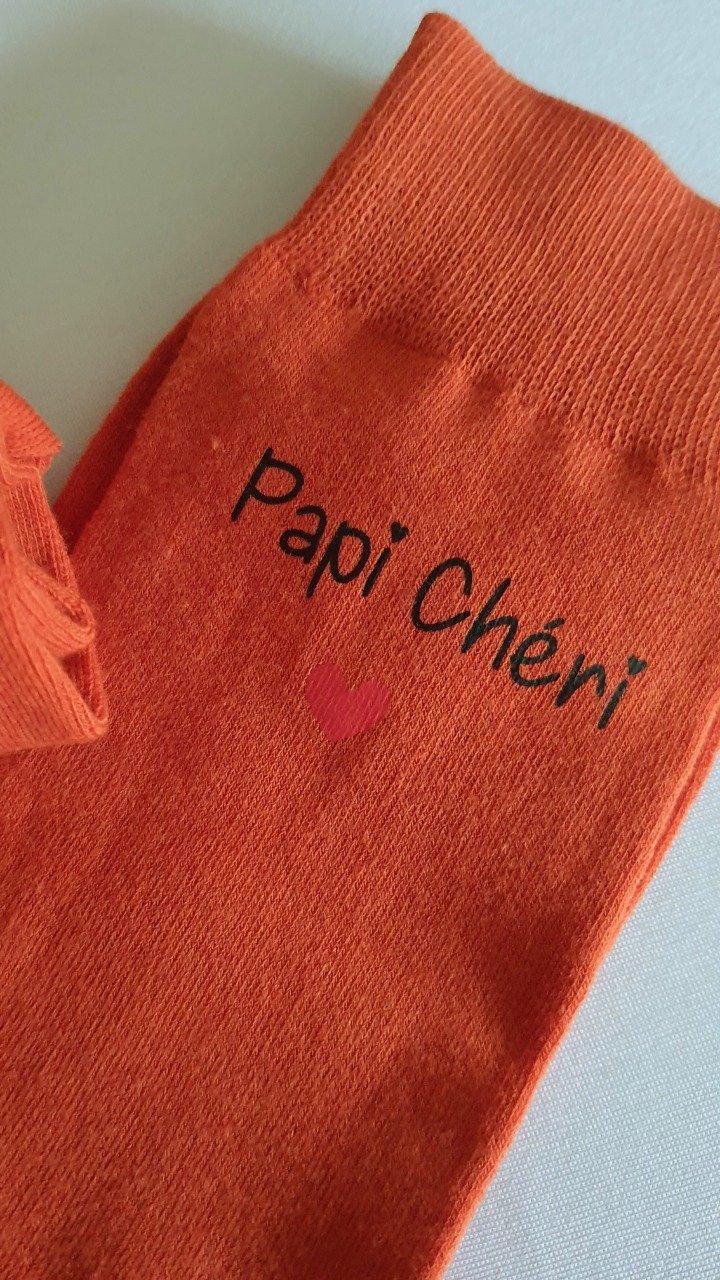 Chaussettes personnalisées PAPI