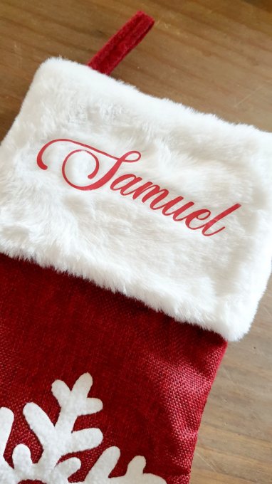 Botte Christmas personnalisée
