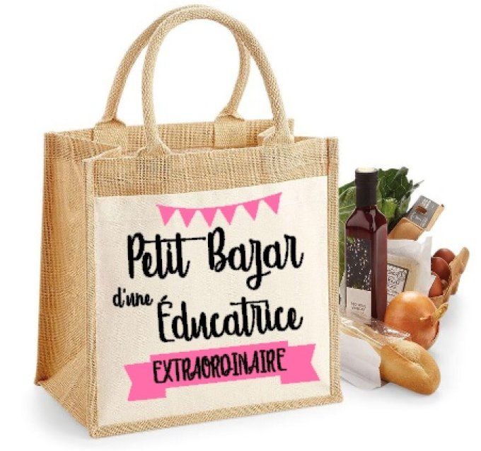 Sac cabas toile de jute