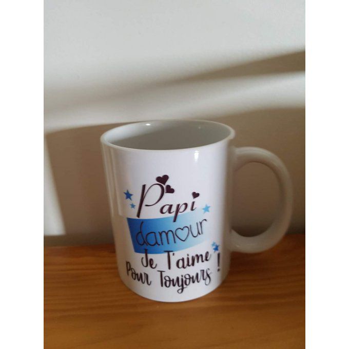 Mug personnalisé papi damour