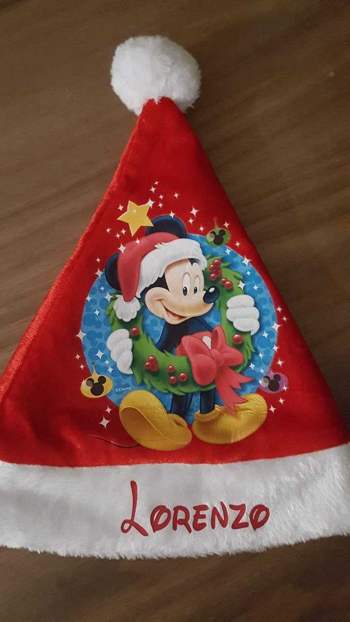 Bonnet de Noël mickey personnalisé
