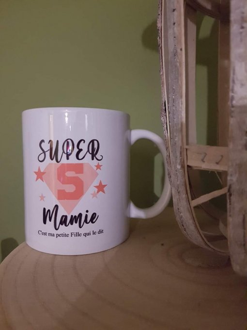 Mug personnalisé mamie damour