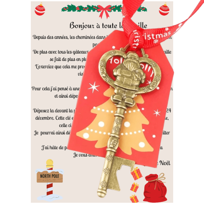 Clé magique du Père Noel