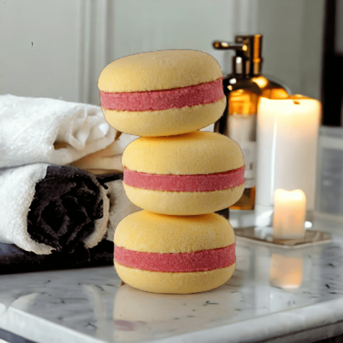 Macaron effervescent