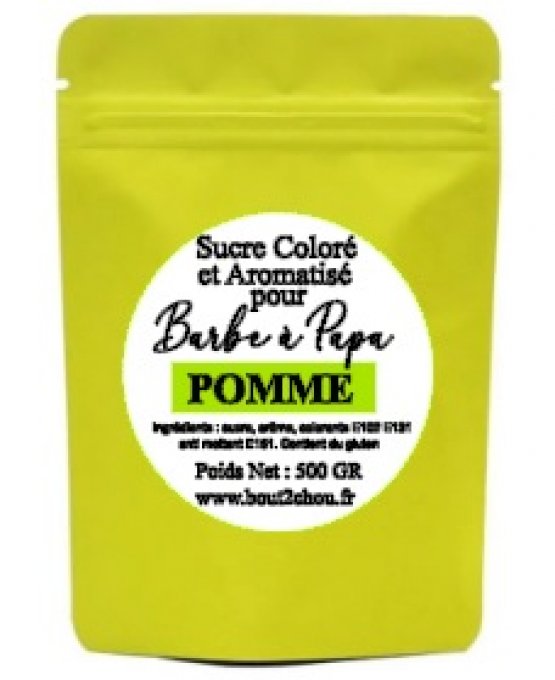 Sucre coloré et parfumé Barbe à papa