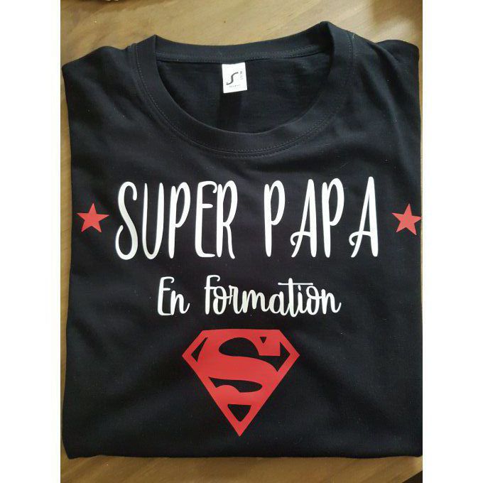 Tshirt Super Papa en formation 