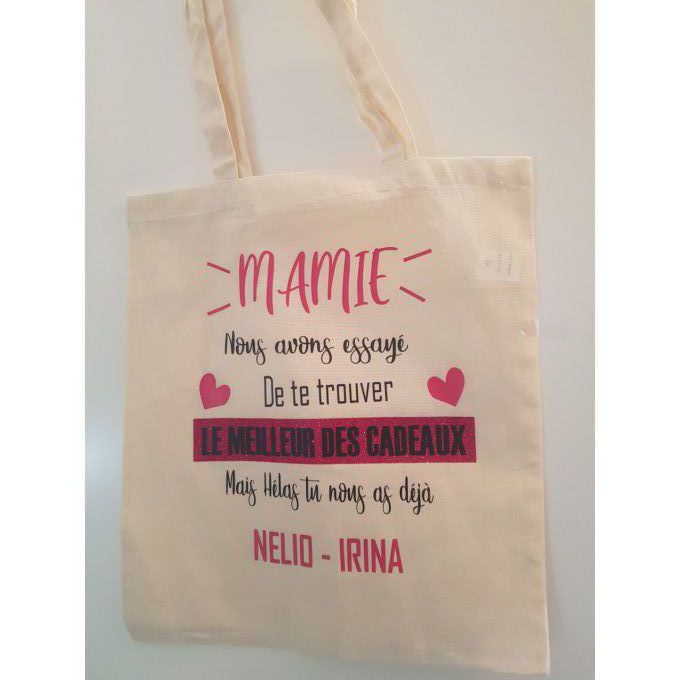 Tote bag personnalisé Mamie